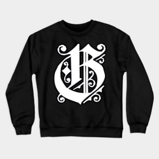 Silver Letter G Crewneck Sweatshirt